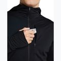 Bluză de trekking pentru bărbați Icebreaker Merino 200 Realfleece Descender Half Zip Hoodie black 7