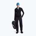 Bluză de trekking pentru femei Icebreaker Merino 200 Realfleece Descender Half Zip Hoodie black 2