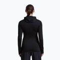 Bluză de trekking pentru femei Icebreaker Merino 200 Realfleece Descender Half Zip Hoodie black 3