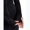 Bluză de trekking pentru femei Icebreaker Merino 200 Realfleece Descender Half Zip Hoodie black 8