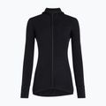 Bluză de trekking pentru femei Icebreaker Merino 200 Realfleece Descender Half Zip Hoodie black 9
