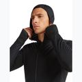 Bluză de trekking pentru bărbați Icebreaker Merino 300 Realfleece Descender Zip Hoodie black 6