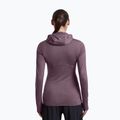 Bluză de trekking pentru femei Icebreaker Merino 200 Realfleece Descender Half Zip Hoodie grey plum 3