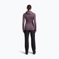 Bluză de trekking pentru femei Icebreaker Merino 200 Realfleece Descender Half Zip Hoodie grey plum 5