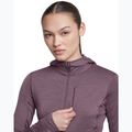 Bluză de trekking pentru femei Icebreaker Merino 200 Realfleece Descender Half Zip Hoodie grey plum 7