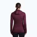 Bluză de trekking pentru femei Icebreaker Merino 300 Realfleece Descender Zip Hoodie dark berry 3