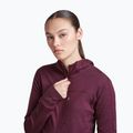 Bluză de trekking pentru femei Icebreaker Merino 300 Realfleece Descender Zip Hoodie dark berry 4