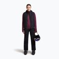 Bluză de trekking pentru femei Icebreaker Merino 300 Realfleece Descender Zip Hoodie dark berry 6