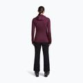 Bluză de trekking pentru femei Icebreaker Merino 300 Realfleece Descender Zip Hoodie dark berry 8
