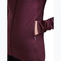 Bluză de trekking pentru femei Icebreaker Merino 300 Realfleece Descender Zip Hoodie dark berry 10