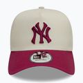 New Era WS Patch Eframe New York Yankees șapcă de baseball bej deschis 2