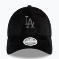 New Era Diamante Velour 9Forty Los Angeles Dodgers șapcă de baseball negru 2