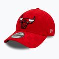 New Era Tonal Check 9Forty Chicago Bulls baseball cap roșu 2