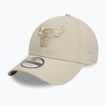 New Era Team Outline 9Forty Bulls șapcă de baseball bej deschis 3