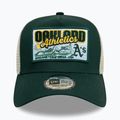 New Era MLB Patch Trucker Oakland Athletics șapcă de baseball verde închis 2