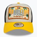 New Era Licence Plate Los Angeles Trucker șapcă de baseball bej deschis 3