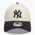 New Era Colourblock 9Forty New York Yankees șapcă de baseball bej deschis 3