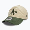 New Era Block Cord 9Twenty Oakland Athletics șapcă de baseball bej deschis 3