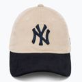 New Era Block Cord 9Twenty New York Yankees șapcă de baseball bej deschis 2