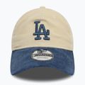 New Era Block Cord 9Twenty Los Angeles Dodgers șapcă de baseball bej deschis 3