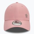New Era Flawless 9Forty New York Yankees șapcă de baseball roz închis 3
