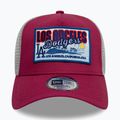 New Era MLB Patch Trucker Los Angeles Dodgers șapcă de baseball roșu închis 2