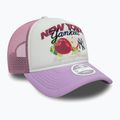 New Era Fruit Graphics Trucker New York Yankees șapcă de baseball roz închis