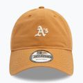 New Era Mini Washed 9Twenty Oakland Athletics șapcă de baseball bej închis 3