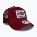 New Era NE Patch Cord Trucker roșu închis șapcă de baseball