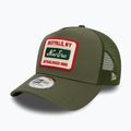 New Era NE Patch Trucker verde med șapcă de baseball 3