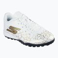 Încălțăminte de fotbal pentru copii SKECHERS Skx_1.5 Youth Jr TF white/gold 8