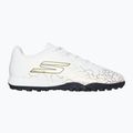 Încălțăminte de fotbal pentru copii SKECHERS Skx_1.5 Youth Jr TF white/gold 9
