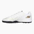 Încălțăminte de fotbal pentru copii SKECHERS Skx_1.5 Youth Jr TF white/gold 10
