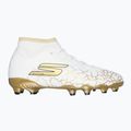 Încălțăminte de fotbal pentru copii SKECHERS Skx_1.5 High Td Jr FG white/gold 9