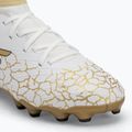 Încălțăminte de fotbal pentru copii SKECHERS Skx_1.5 High Td Jr FG white/gold 7