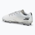 Încălțăminte de fotbal pentru copii SKECHERS Razor 1.5 Youth Jr FG white/silver 3