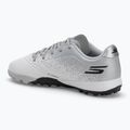 Încălțăminte de fotbal pentru copii SKECHERS Razor 1.5 Youth Jr TF white/silver 3