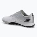 Încălțăminte de fotbal pentru bărbați SKECHERS Razor 1.5 Academy TF white/silver 3