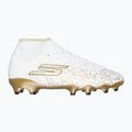 Încălțăminte de fotbal pentru bărbați SKECHERS Razor 1.5 Academy FG white/gold 9