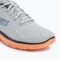 Încălțăminte pentru bărbați SKECHERS Summits Torre gray/orange 7