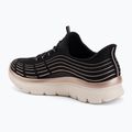 Încălțăminte pentru femei  SKECHERS Summits Plus Soft Luster black/rose gold 3
