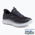 Încălțăminte pentru femei  SKECHERS Summits Plus Soft Luster charcoal/silver