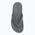 Papuci Crocs Crocband Flip slate grey/smoke 5