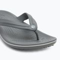 Papuci Crocs Crocband Flip slate grey/smoke 7