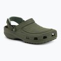 Papuci pentru bărbați  Crocs Yukon Vista II LR Clog army green 2
