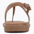 Sandale de damă  Crocs Miami Thong Flip milk chocolate 6