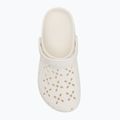 Papuci Crocs Classic Floral Cutout Clog chalk 6