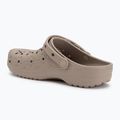 Papuci Crocs Classic Floral Cutout Clog taupe 4