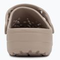 Papuci Crocs Classic Floral Cutout Clog taupe 7