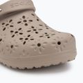 Papuci Crocs Classic Floral Cutout Clog taupe 8